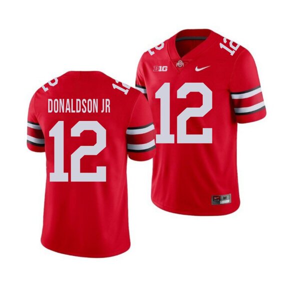 Youths Kids Mens Womens CJ Donaldson Jr Red Stitched Jersey